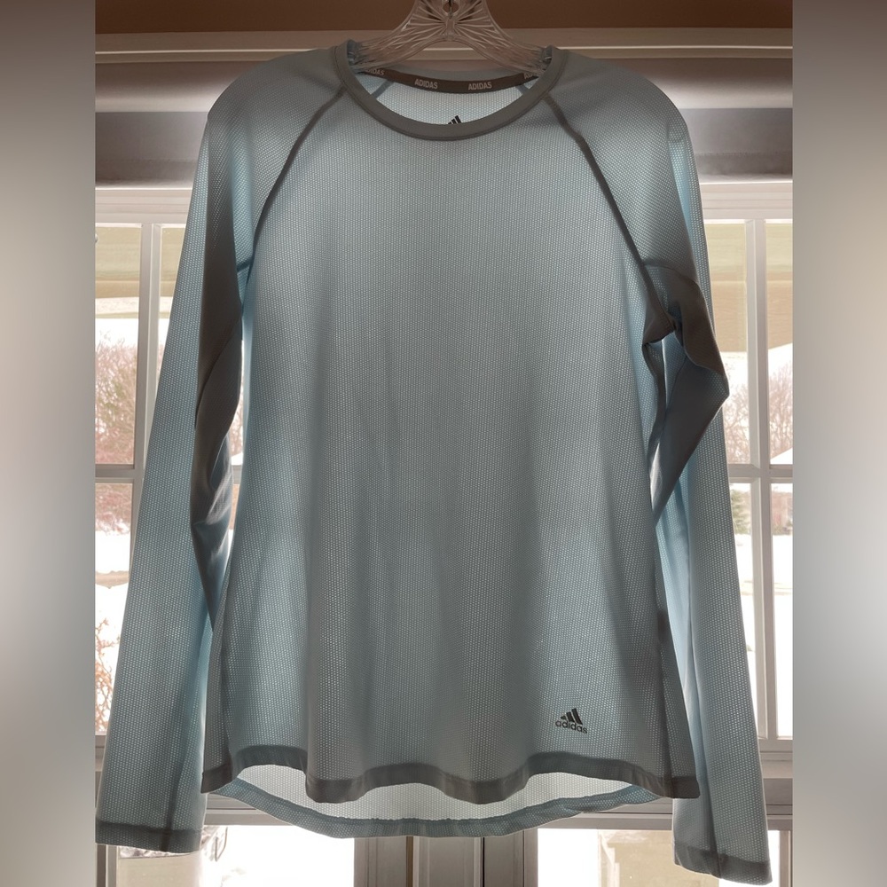 Baby Blue Adidas Golf Long Sleeve